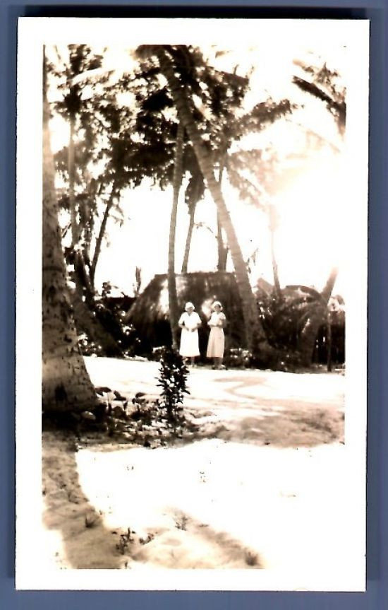 Hawaii, Lalani Hawaiian village Vintage silver print.  Silver Print 7