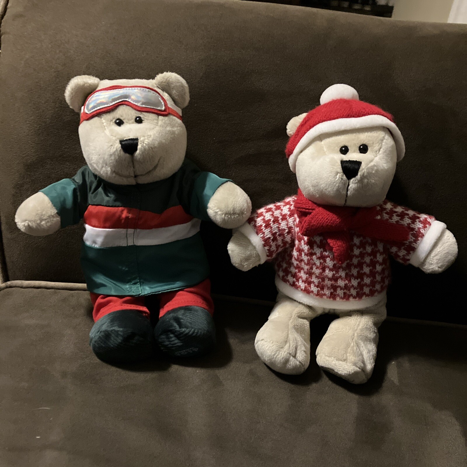 2018 & 2019 STARBUCKS PLUSH BARISTA BEAR DOLLS