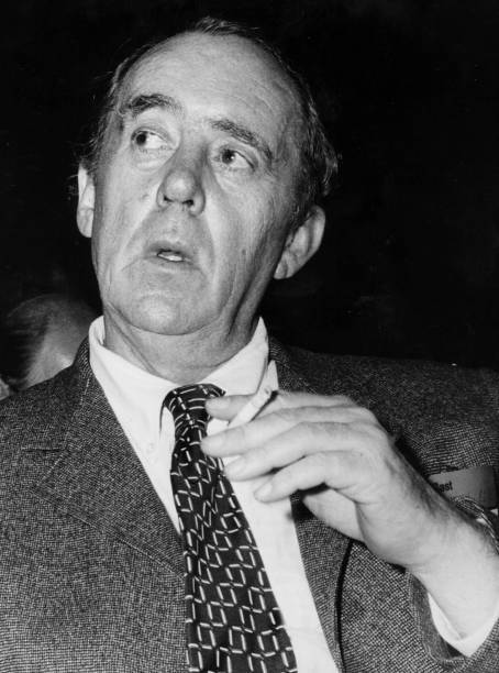 German writer and Nobel prize winner for Literature Heinrich B- 1972 Old Photo