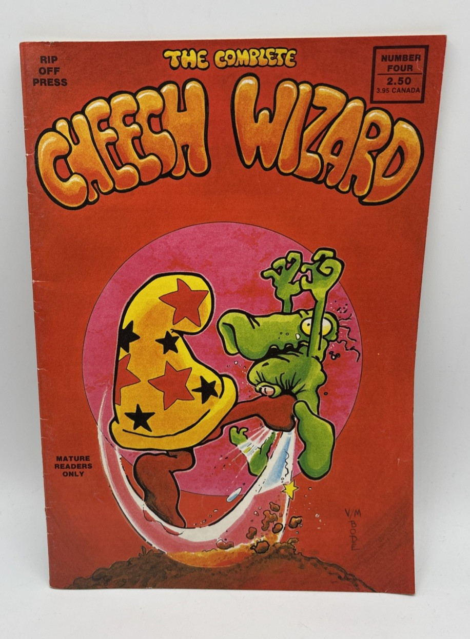 The Complete Cheech Wizard #4 Rip Off Press Vaughn Bode 1986 Comic