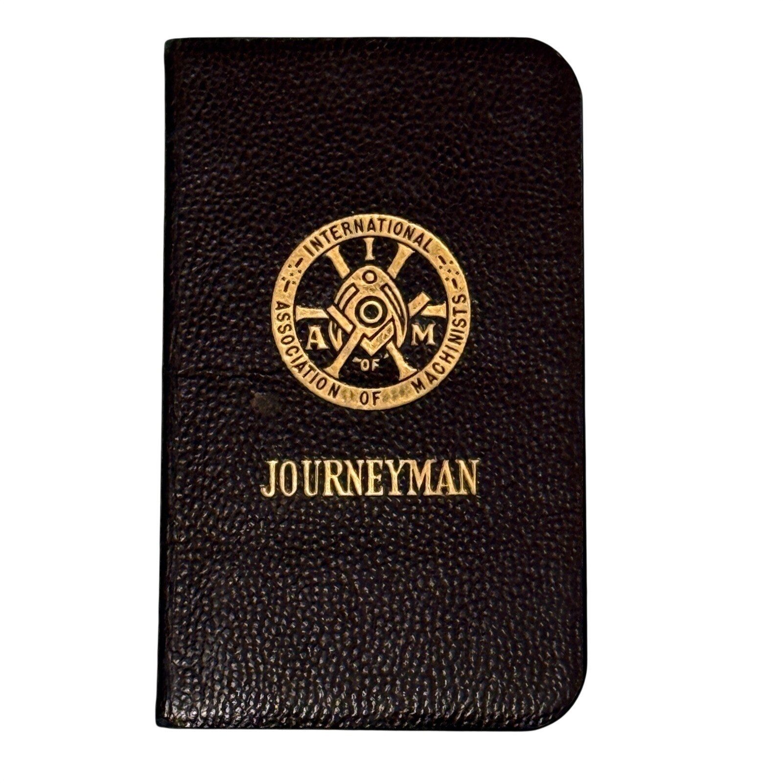 1951 Vintage International Association Of Machinists Journeyman Union Book