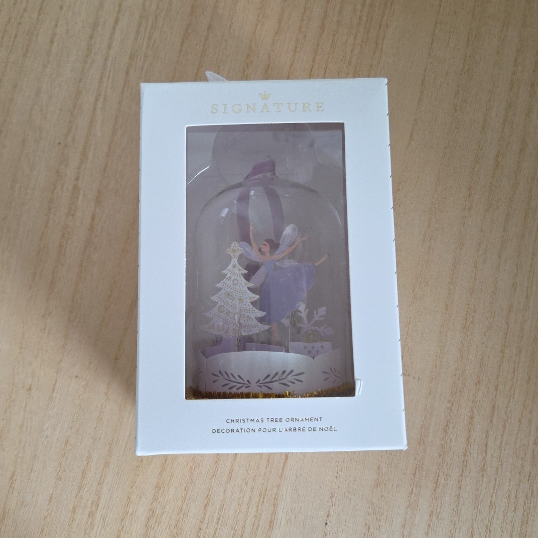 HALLMARK 2024 SIGNATURE BALLERINA FAIRY GLASS & PAPER CHRISTMAS ORNAMENT NIB HALLMARK 2024 SIGNATURE BALLERINA FAIRY GLASS & PAPER CHRISTMAS ORNAMENT NIB