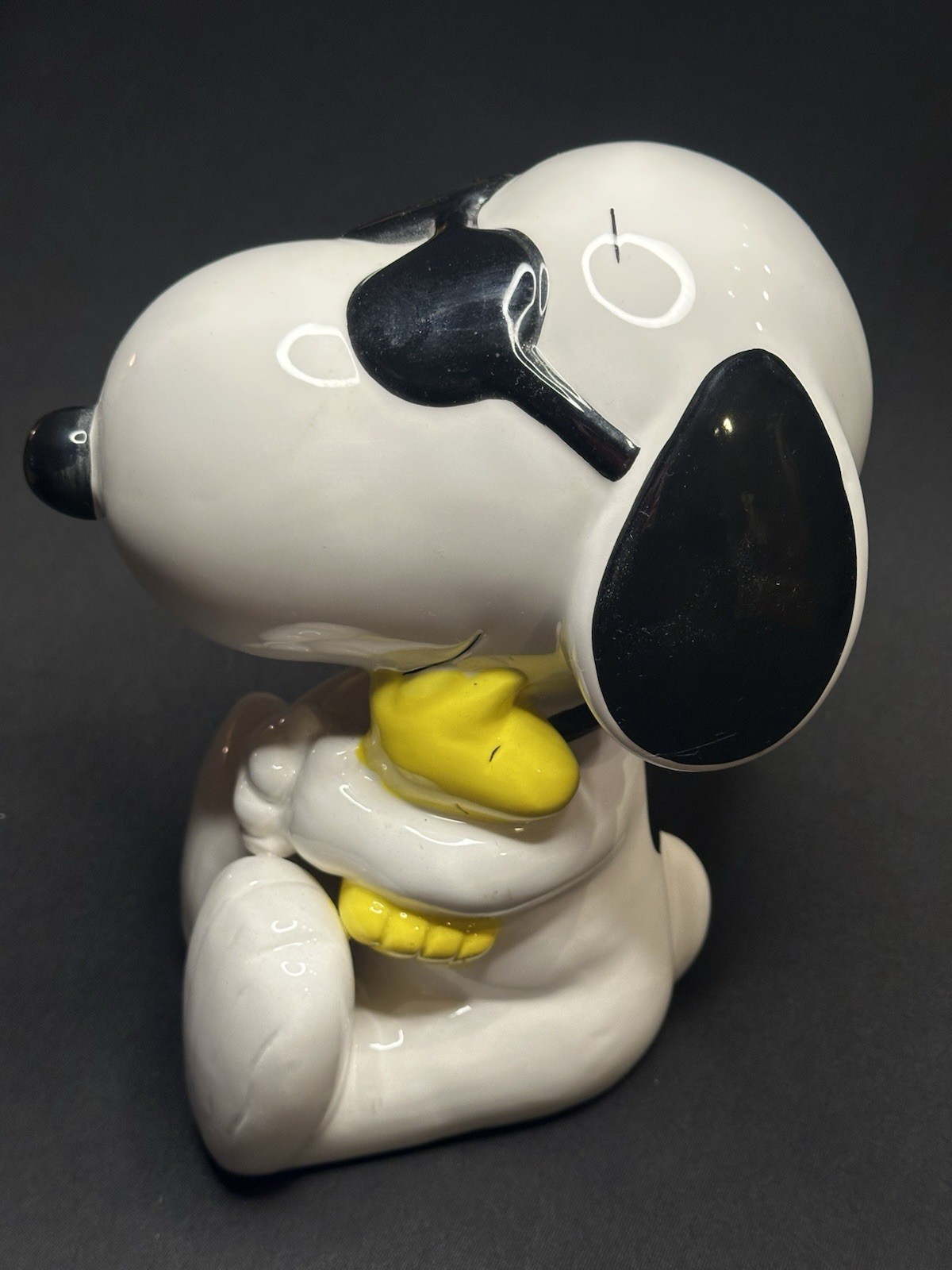 VTG Westland Giftware Peanuts Snoopy Joe Cool Woodstock 8 In Ceramic Bank #8352 VTG Westland Giftware Peanuts Snoopy Joe Cool Woodstock 8 In Ceramic Bank #8352