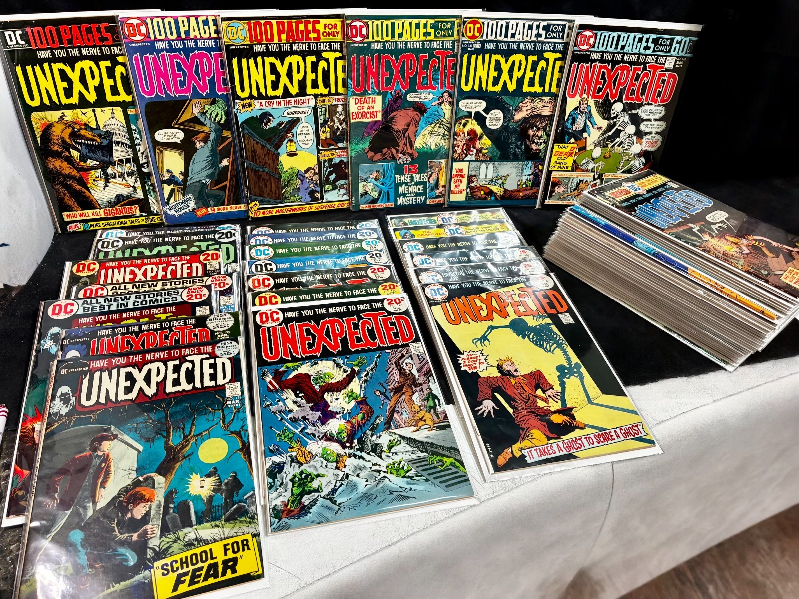 THE UNEXPECTED Bronze Age DC 57 Issues Comic Book Lot Cardy Kubert 133 - 222