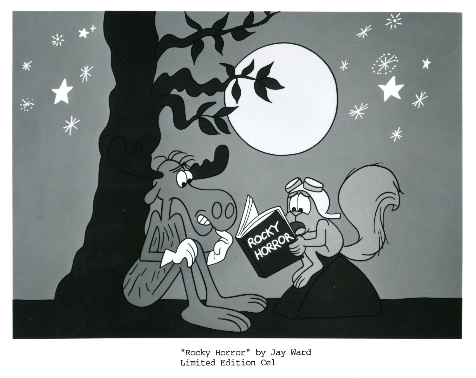 Rocky & Bullwinkle 8x10 Promotional Photo of a Production Cell by Jay Ward S12 Rocky & Bullwinkle 8x10 Promotional Photo of a Production Cell by Jay Ward S12