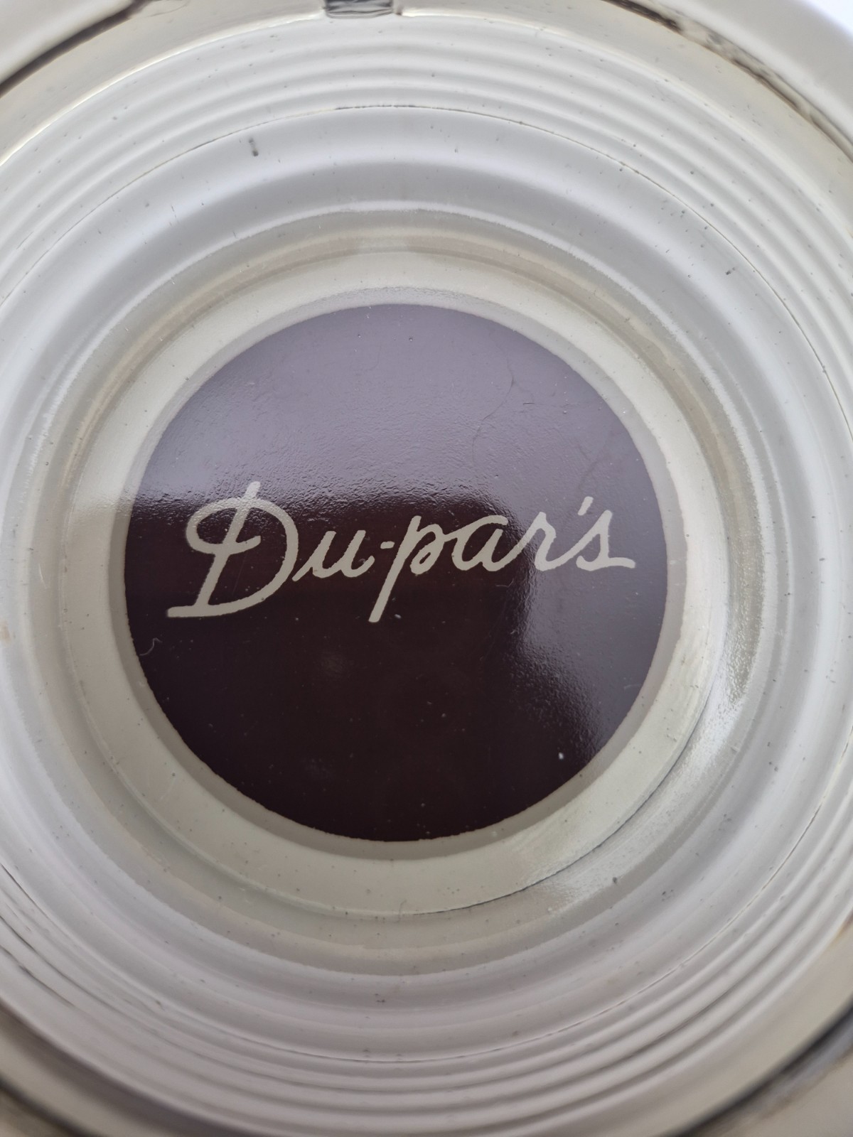 Vintage Du-par\'s Restaurant Heavy Glass Ashtray Los Angeles Advertising Vintage Du-par\'s Restaurant Heavy Glass Ashtray Los Angeles Advertising