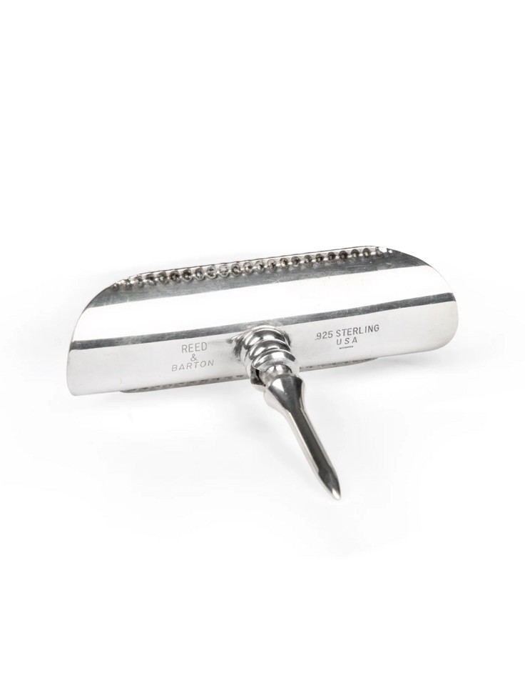 Reed & Barton Sterling Silver 925 Golf Tee Cigar Holder Vintage Folding Stand 