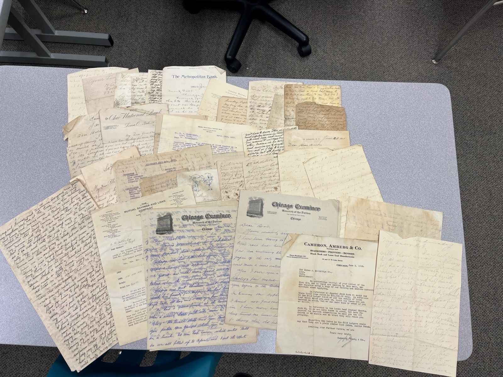 Vtg 1890s-1920s Ephemera Chicago Examiner Letters Lima OH Mining World Series Vtg 1890s-1920s Ephemera Chicago Examiner Letters Lima OH Mining World Series
