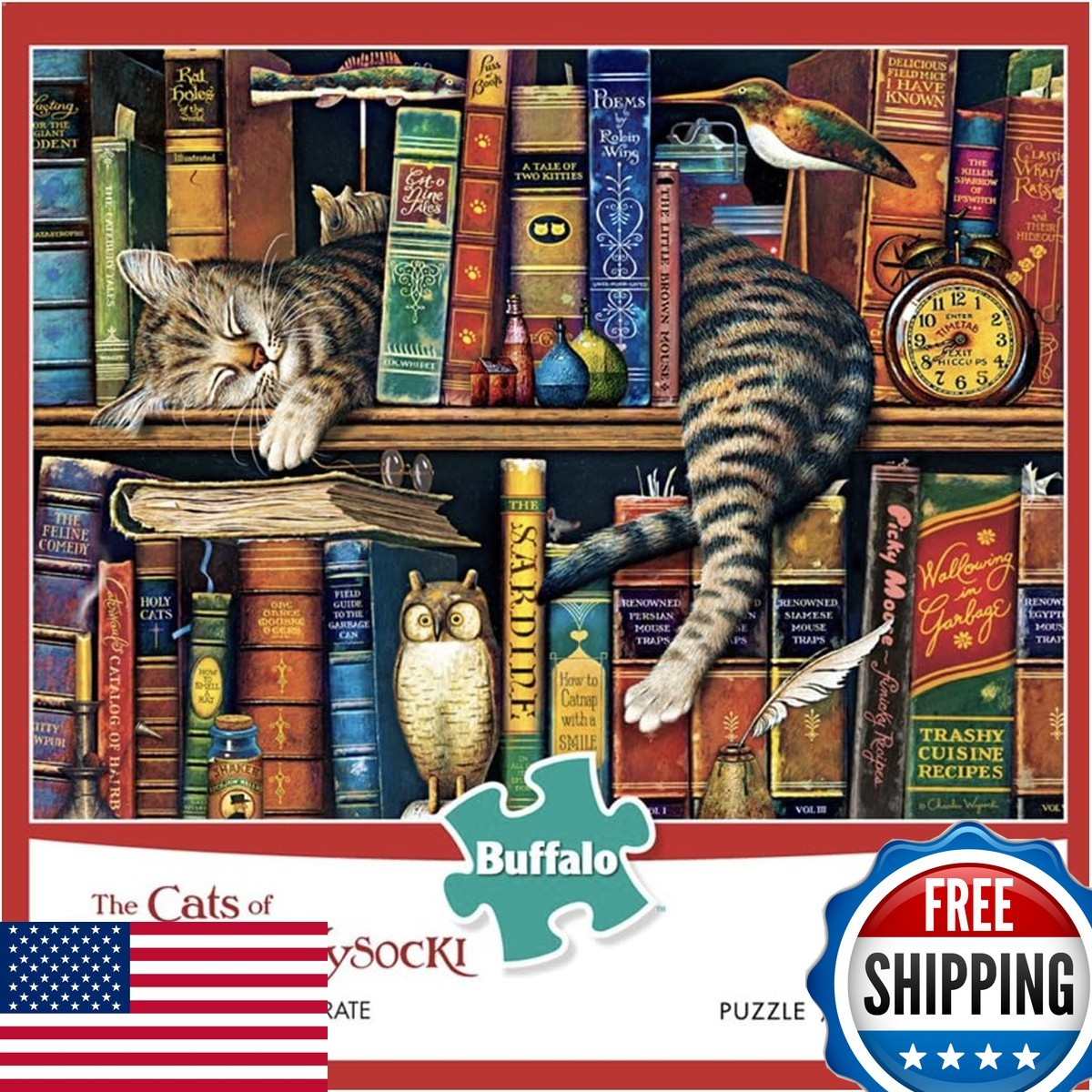 Buffalo Games - 250 Piece Wooden Jigsaw Puzzle Charles Wysocki - Frederick