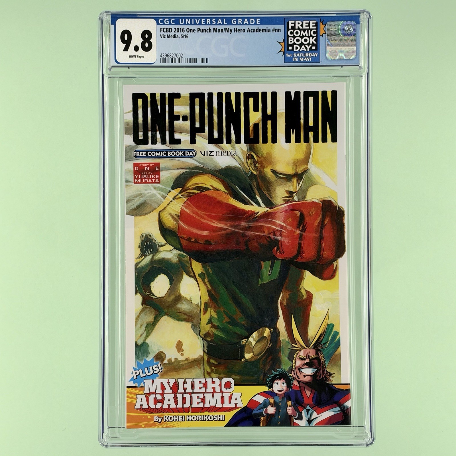 FCBD 2016 One-Punch Man (CGC 9.8) 2016, 1st One-Punch Man, Custom CGC Label