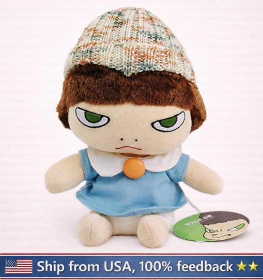 NEW & GENUINE Yoshitomo Nara X Walk-On Onnanoko Girl Plush NEW & GENUINE Yoshitomo Nara X Walk-On Onnanoko Girl Plush