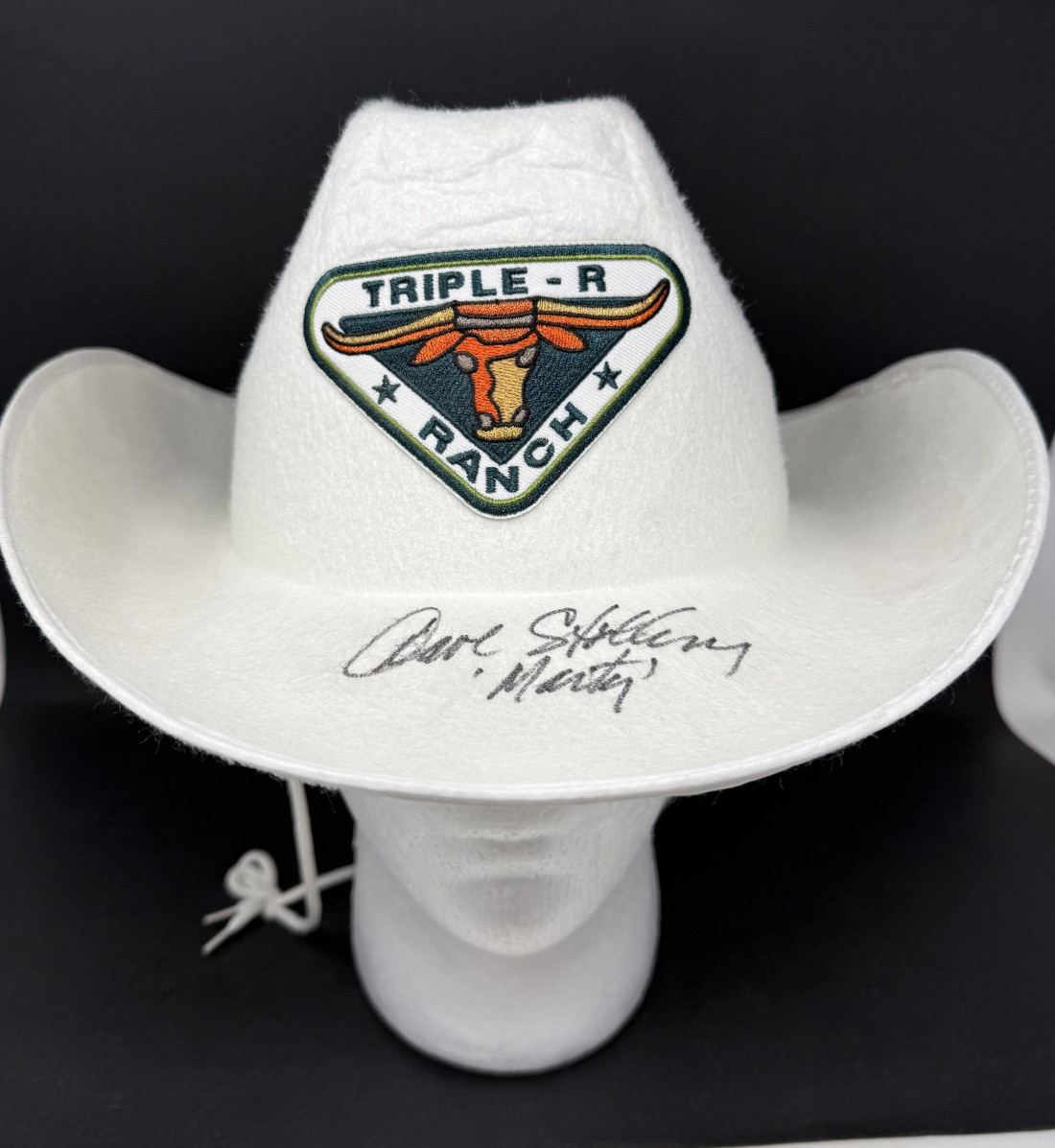 Vtg Disney Spin and Marty Signed Cowboy Hat David Stollery Triple R Ranch Patch Vtg Disney Spin and Marty Signed Cowboy Hat David Stollery Triple R Ranch Patch