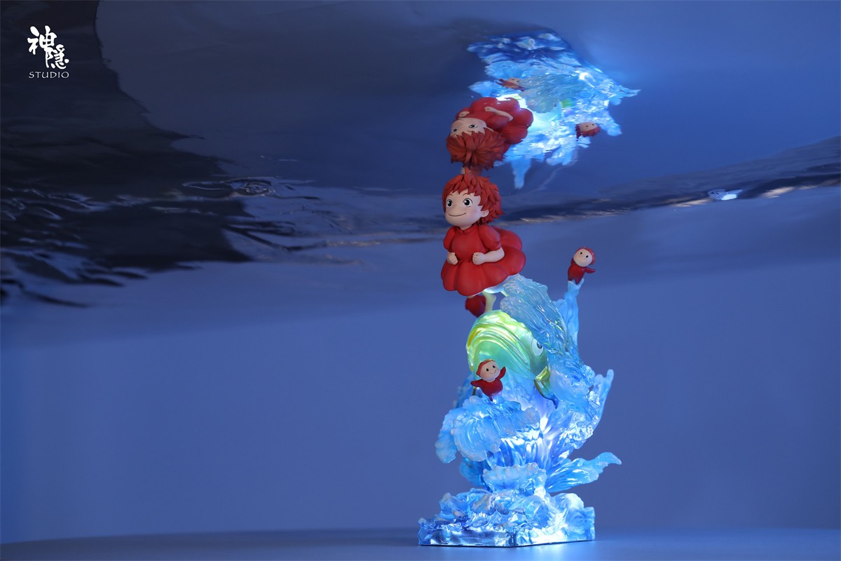 ShenYin Studio Ponyo on the Cliff by the Sea— Connection Anime Model Statue