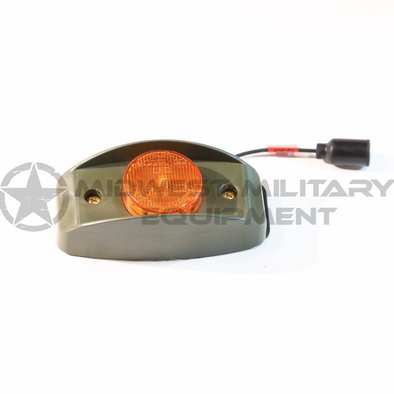 TRUCKLITE MILITARY AMBER GREEN LED Side Marker W/BUCKET h1 Hummer humvee hmmwv