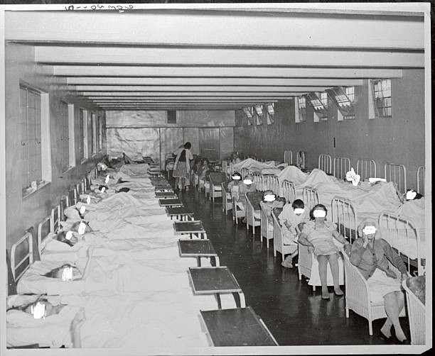 The ward aged women Camarillo State Mental Hospital California here- 1949 Photo