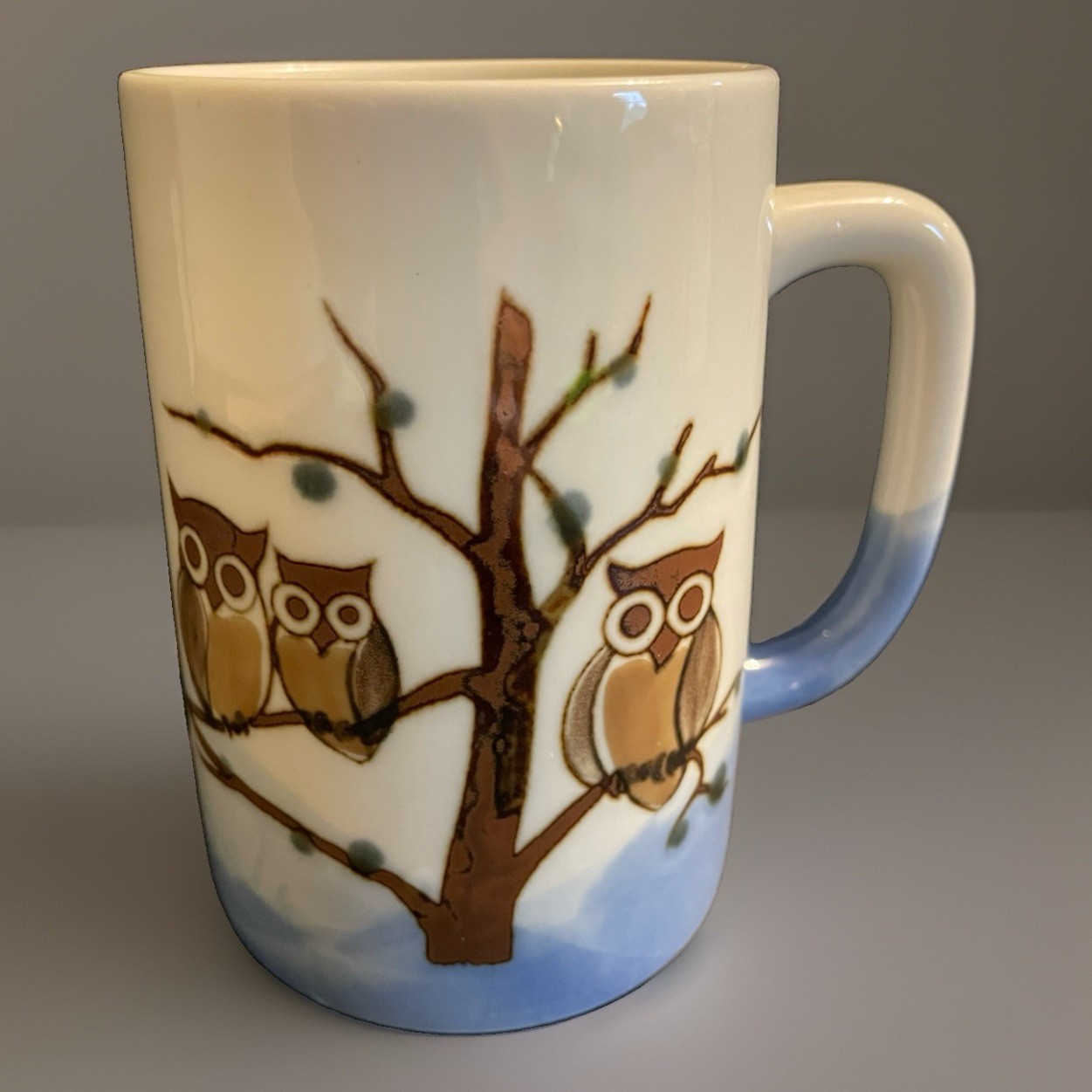 Vintage Otagiri Owl Family In Tree Stoneware Ceramic Coffee Mug Nice Gift Vintage Otagiri Owl Family In Tree Stoneware Ceramic Coffee Mug Nice Gift