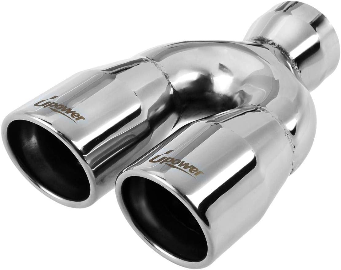 Upower Dual Exhaust Tip 2.5 Inch Inlet 3
