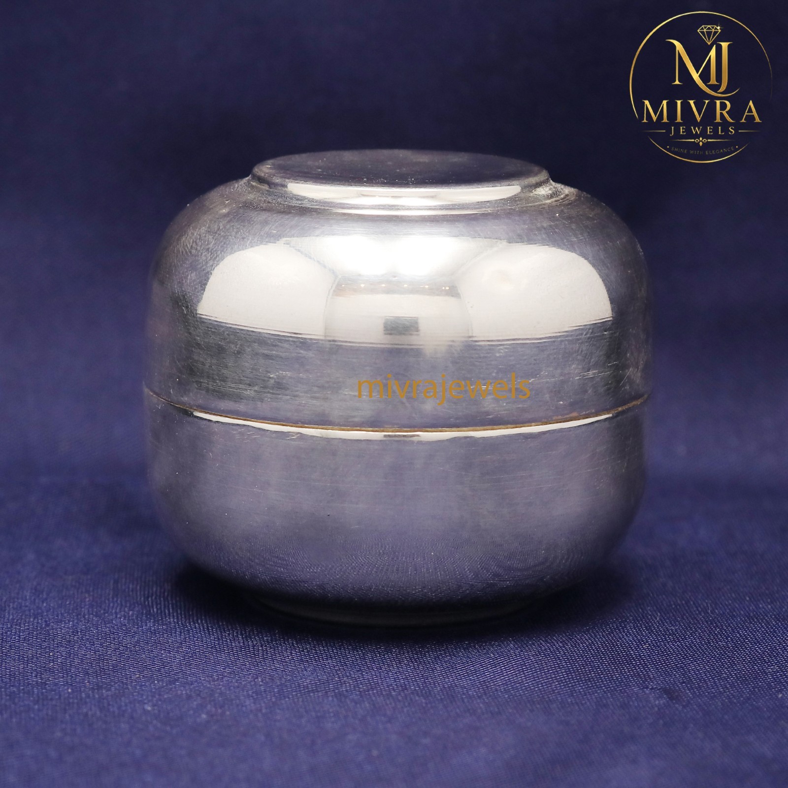 Sterling Silver Sindoor Box 73.6g Premium Pooja Accessory Temple Decor Sterling Silver Sindoor Box 73.6g Premium Pooja Accessory Temple Decor