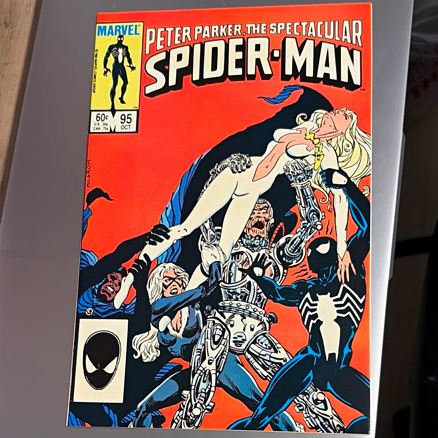 Marvel Comics Peter Parker Spectacular Spider-Man #95 1984 Black Cat Al Milgrom