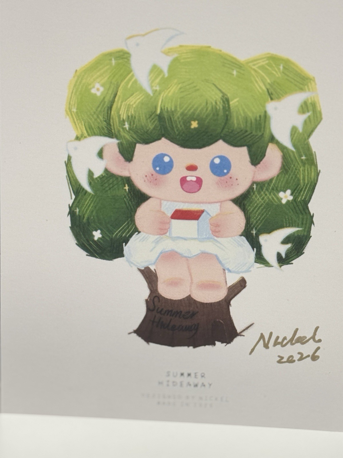 SIGNED BY ARTIST ‼️Singapore PTS 2026 POP MART Supertutu Summer Hideaway Figure