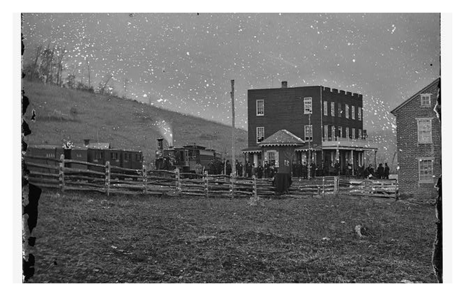 Hanover Junction Pennsylvania Passenger Train Standard Postcard