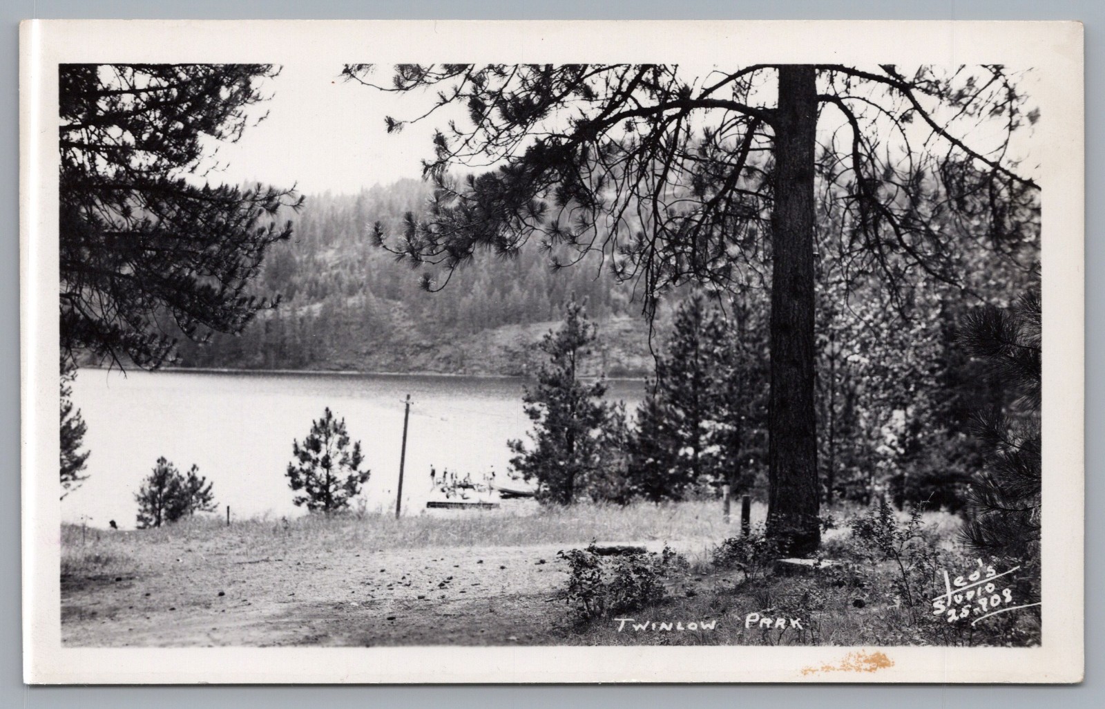 Twinlow Park Twin Lakes Idaho RPPC Photo Postcard Twinlow Park Twin Lakes Idaho RPPC Photo Postcard