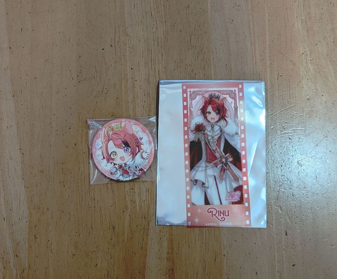 StPri Rakun Kun 10th Anniversary Pin Badge Film Card Set 14+ Soft Mascot (But