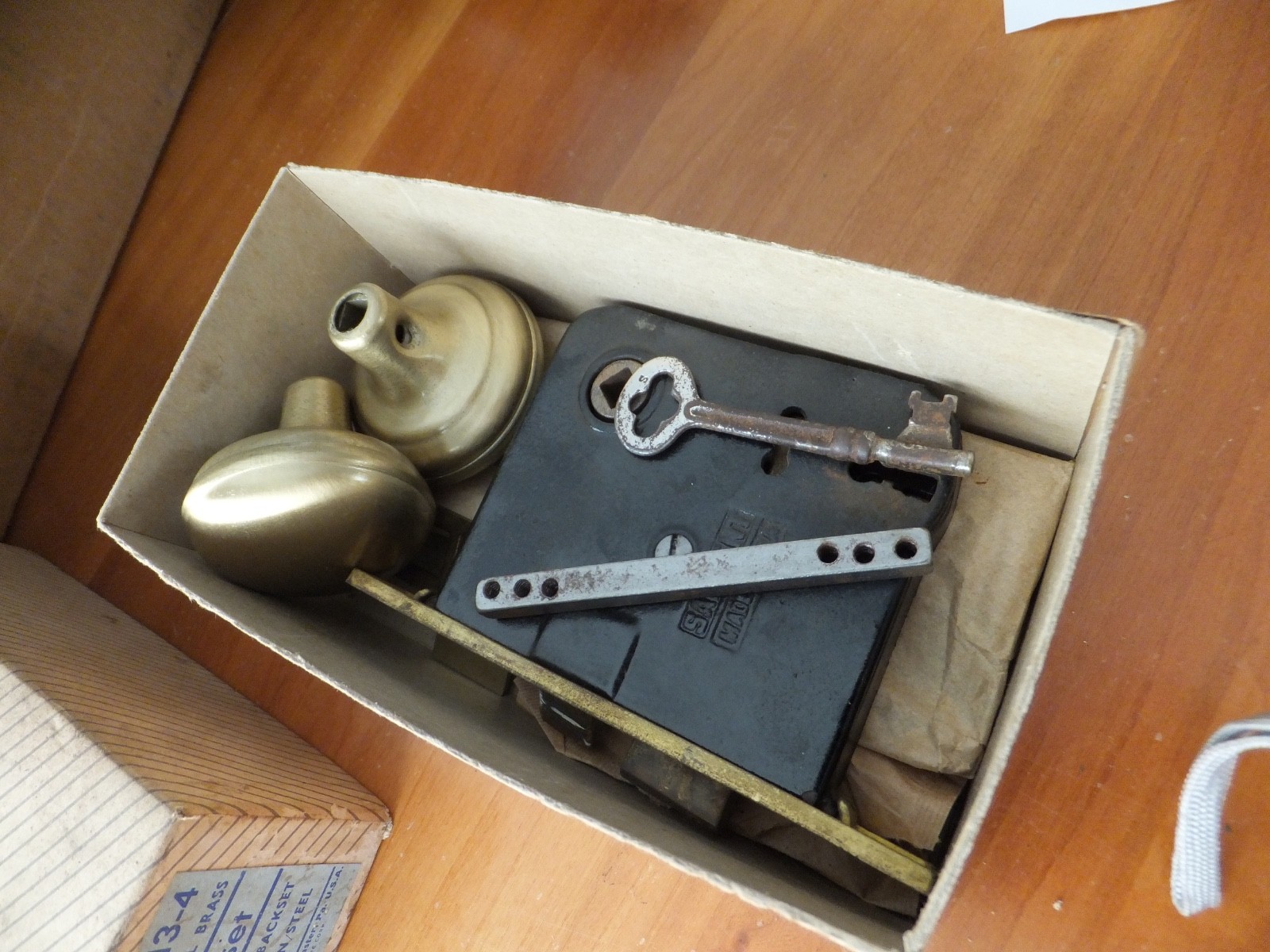 Mortise Lockset Plates Knobs ect Used Sargent Lock W/Key Mortise Lockset Plates Knobs ect Used Sargent Lock W/Key