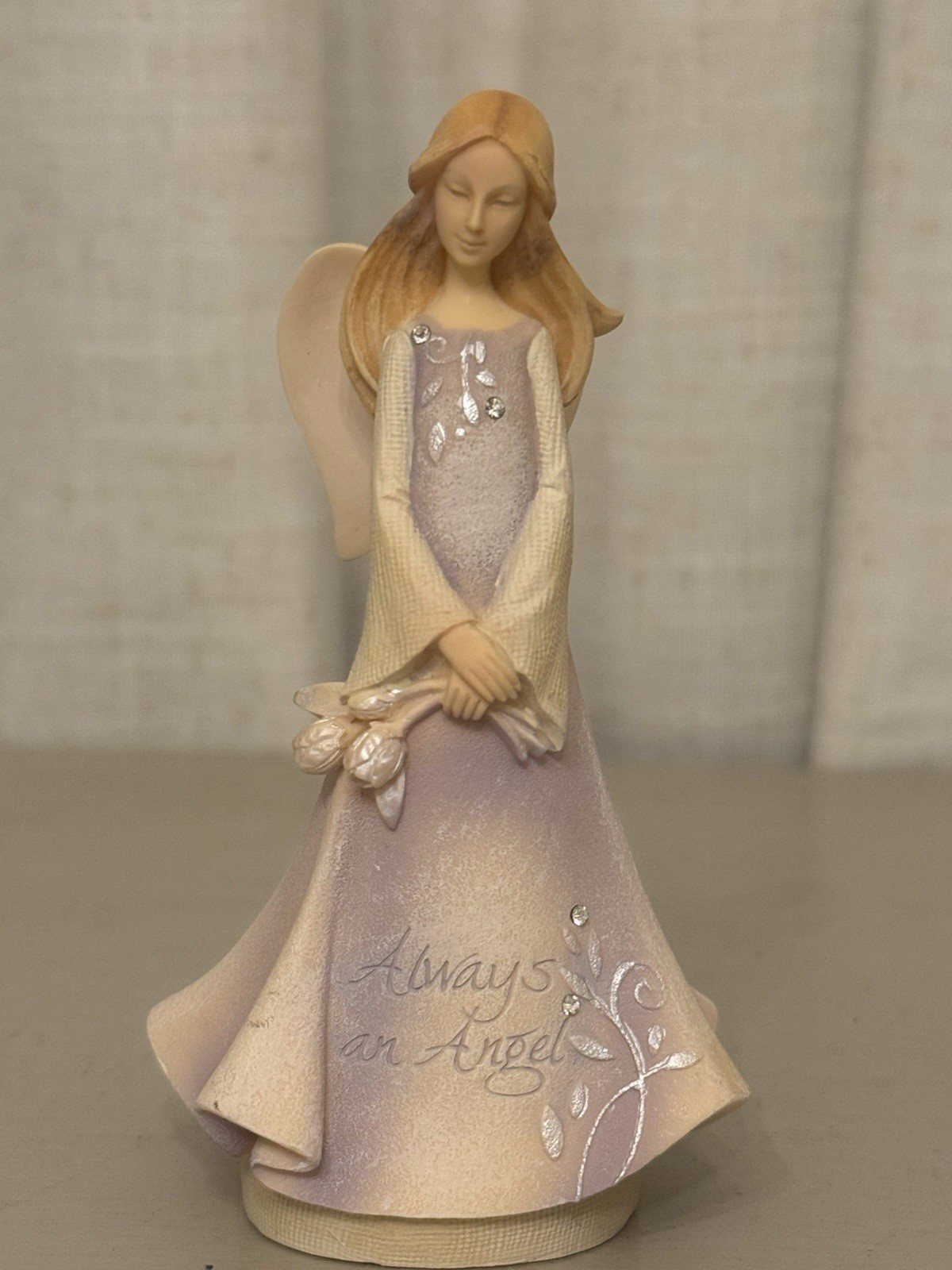 Foundations by Enesco Angel Figurine with Flowers Bouquet #4025647 by Karen Hahn Foundations by Enesco Angel Figurine with Flowers Bouquet #4025647 by Karen Hahn
