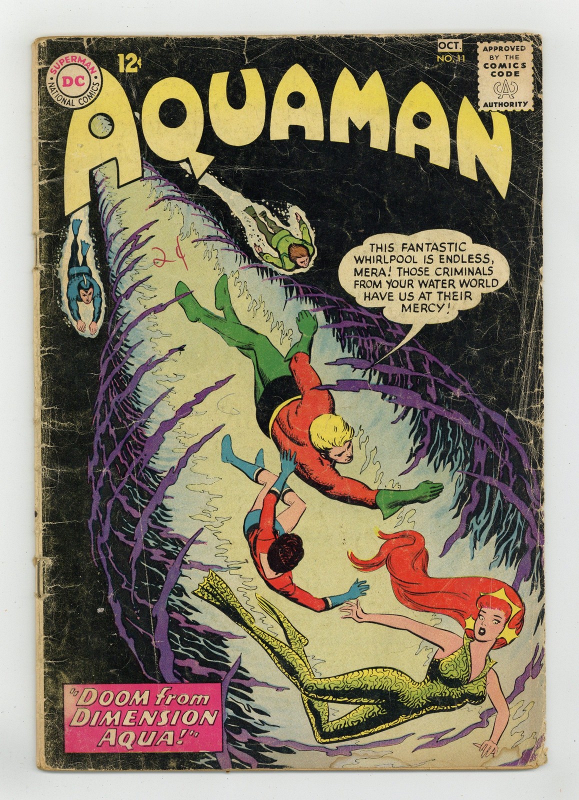 Aquaman #11 GD- 1.8 1963 1st app. Mera
