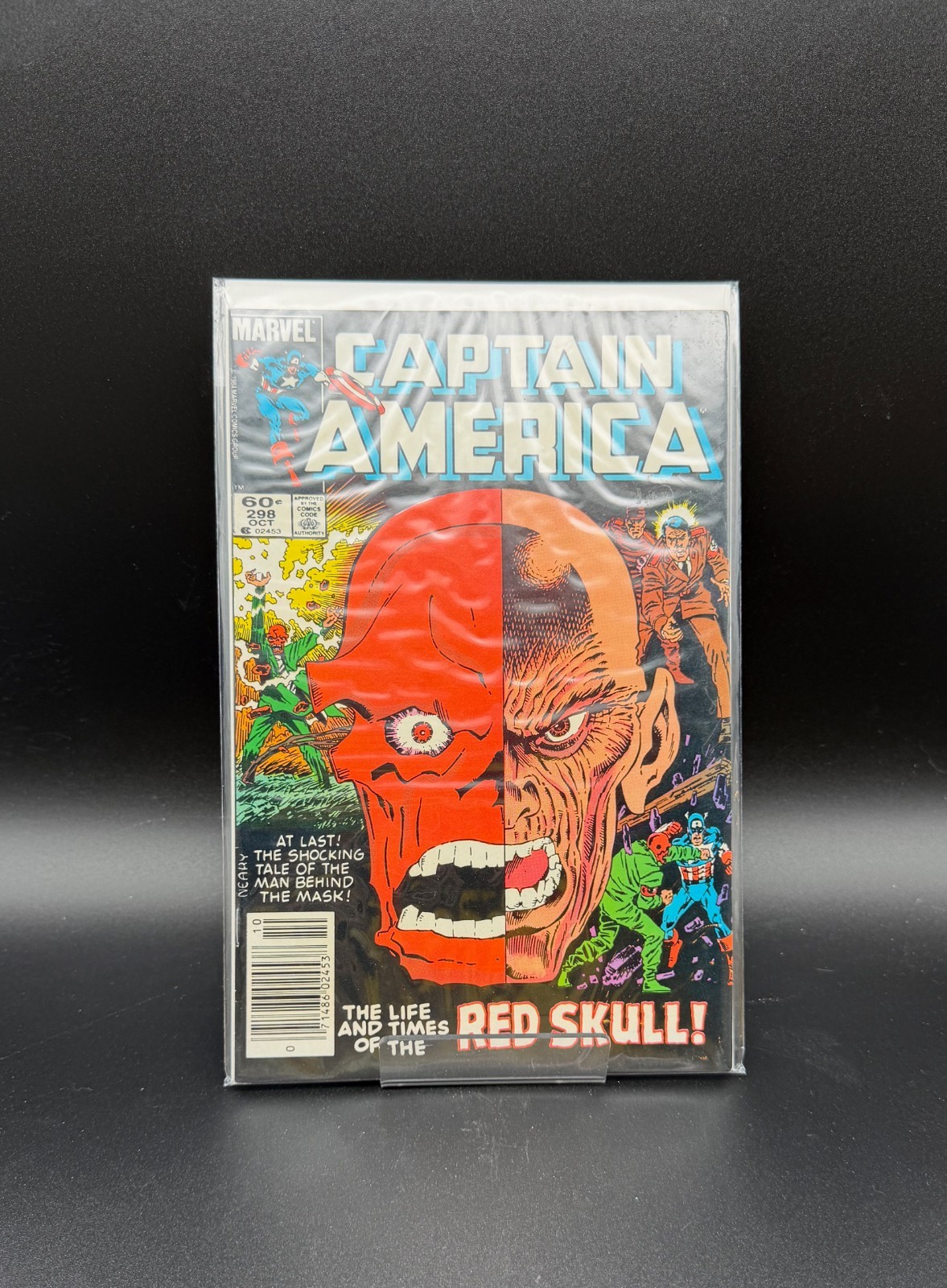 Captain America 298 Marvel 1984 Definitive Red Skull Origin Bronze Age Comic NM