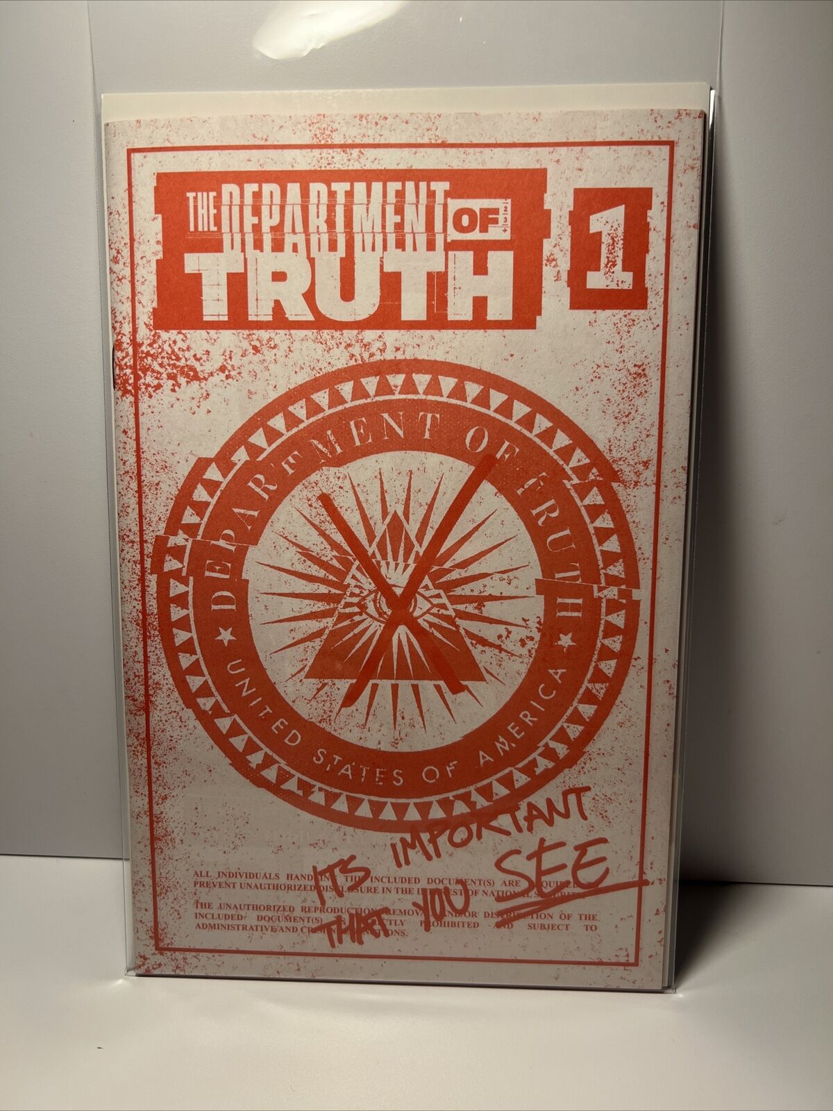 Department of Truth #1 Red C2E2 bootleg HTF