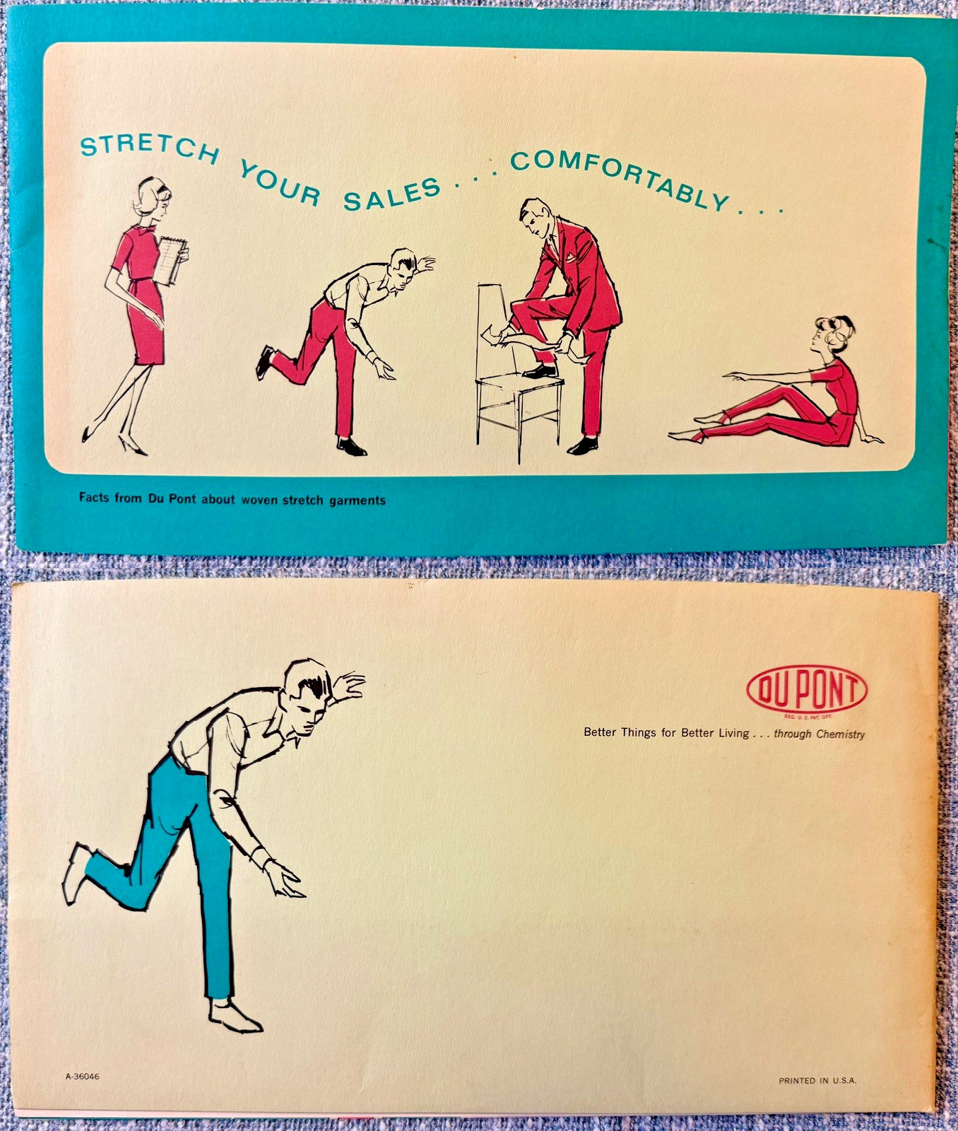 1960s Du Pont Advertising Booklet ~ Amazing Graphics ~ Fabric Samples Circa 1962 1960s Du Pont Advertising Booklet ~ Amazing Graphics ~ Fabric Samples Circa 1962