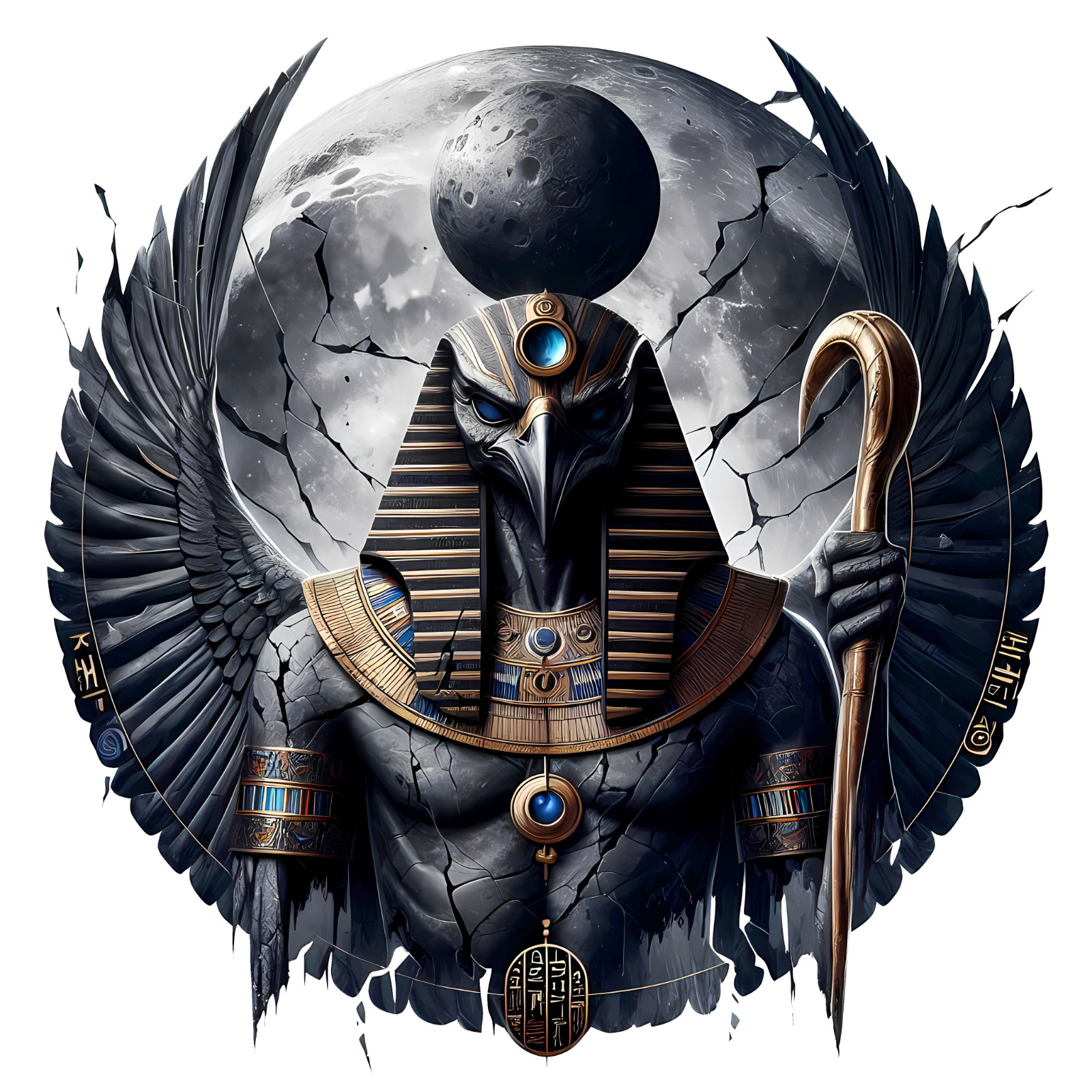 Khonsu Ancient Egyptian God Of Moon 3\