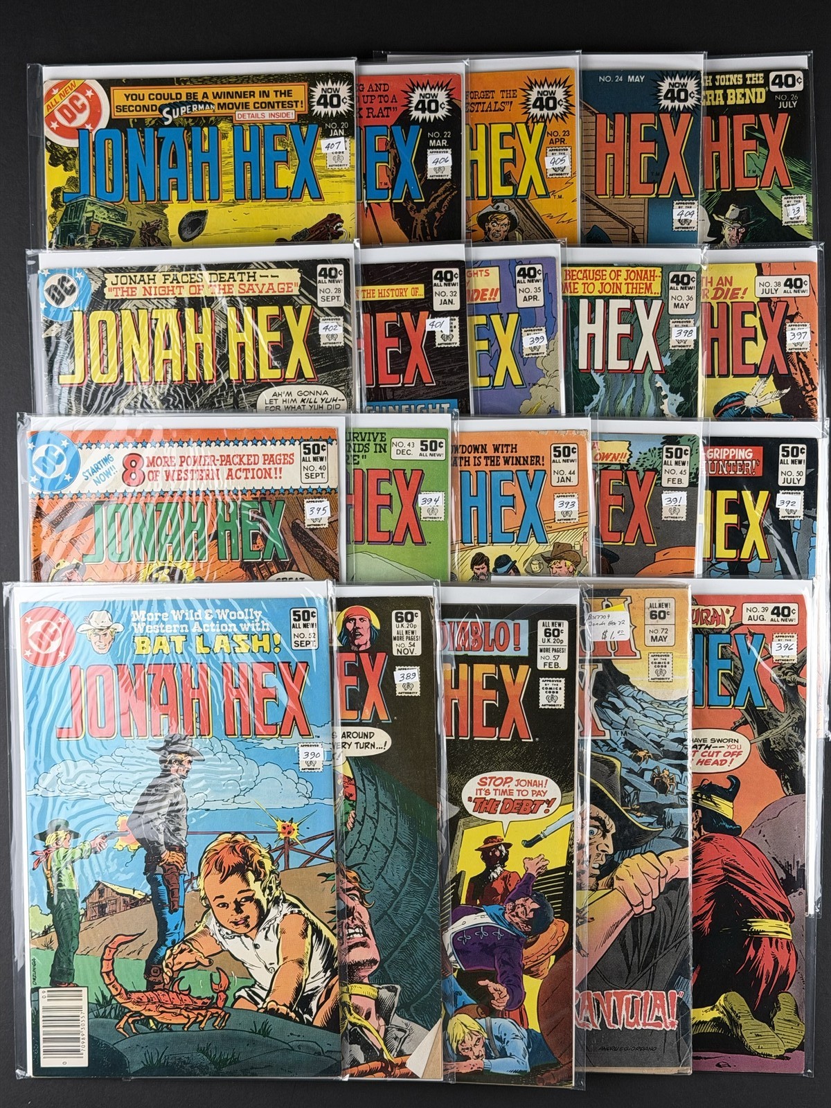 Jonah Hex DC Lot 20 22 23 24 26 28 32 35 36 38 39 40 43 44 45 50 52 54 57 72