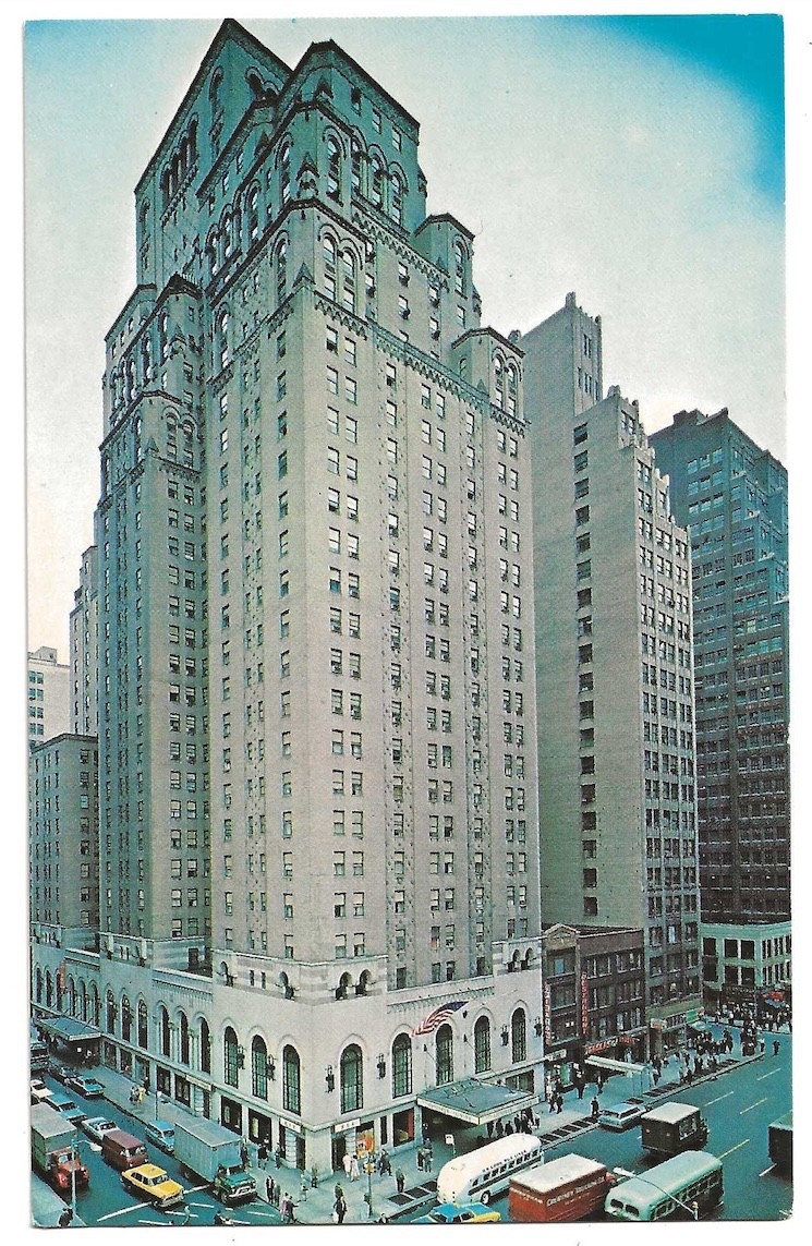 New York City c1960\'s Hotel Governor Clinton, Manhattan, Seventh Avenue at 31st