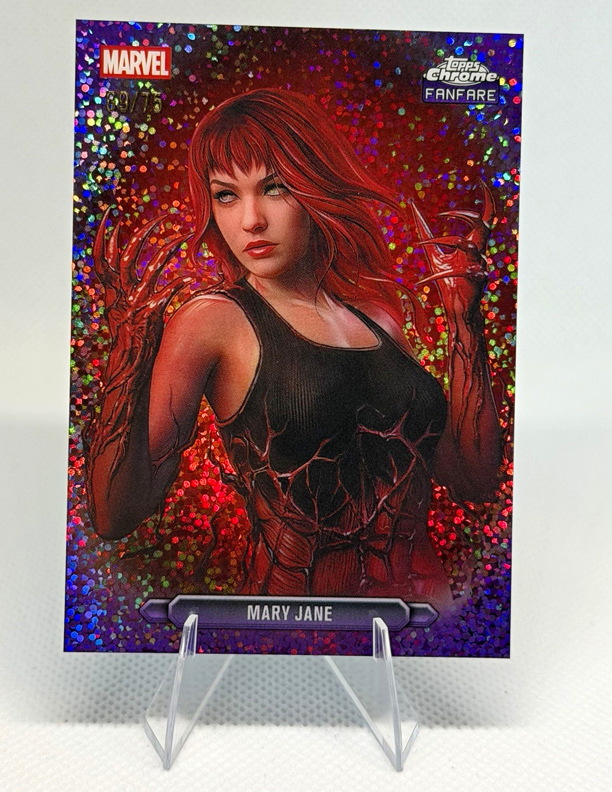 Topps 2026 Chrome Marvel Comics Fanfare Mary Jane FF-28 Insert 69/75