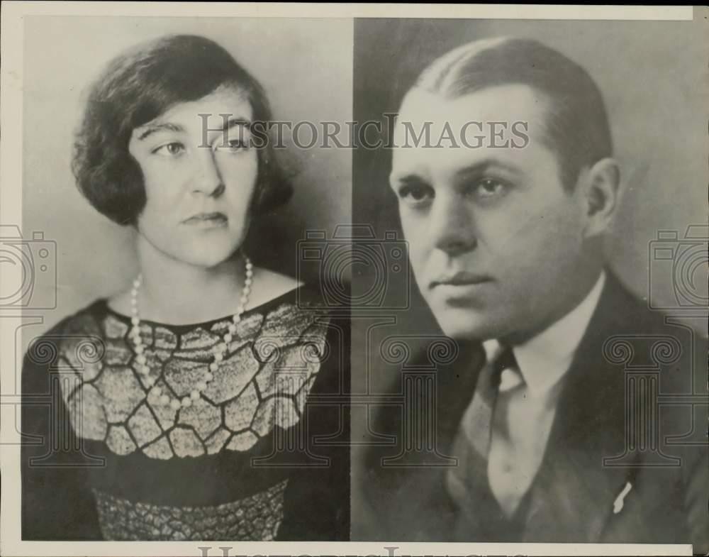 1934 Press Photo Kidnapping victim William Hamm and wife Marie of St. Paul MN 1934 Press Photo Kidnapping victim William Hamm and wife Marie of St. Paul MN