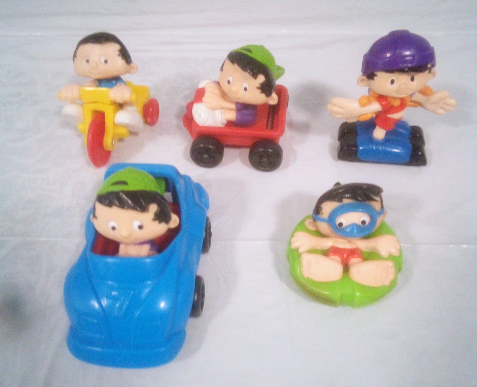 1993 Bobby’s World McDonald\'s Happy Meal Toys Lot of 5