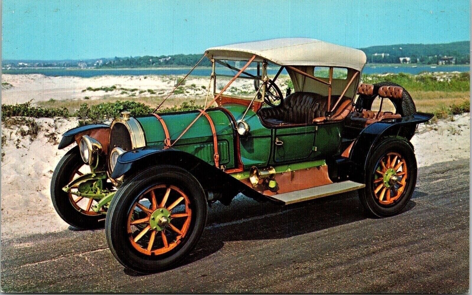 Heritage Plantation Sandwich Grove Street Massachusetts MA Old Car Postcard VTG