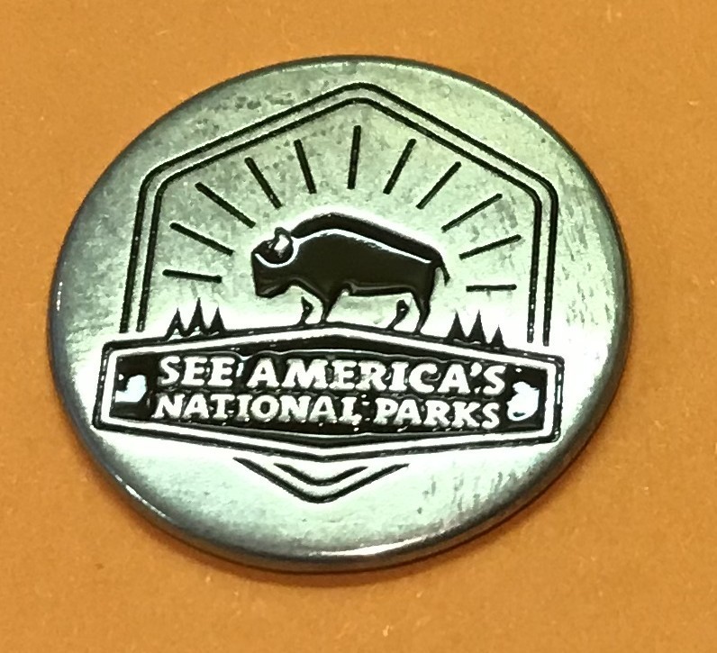  See America's National Parks Sunbeam Bison Collectible Token