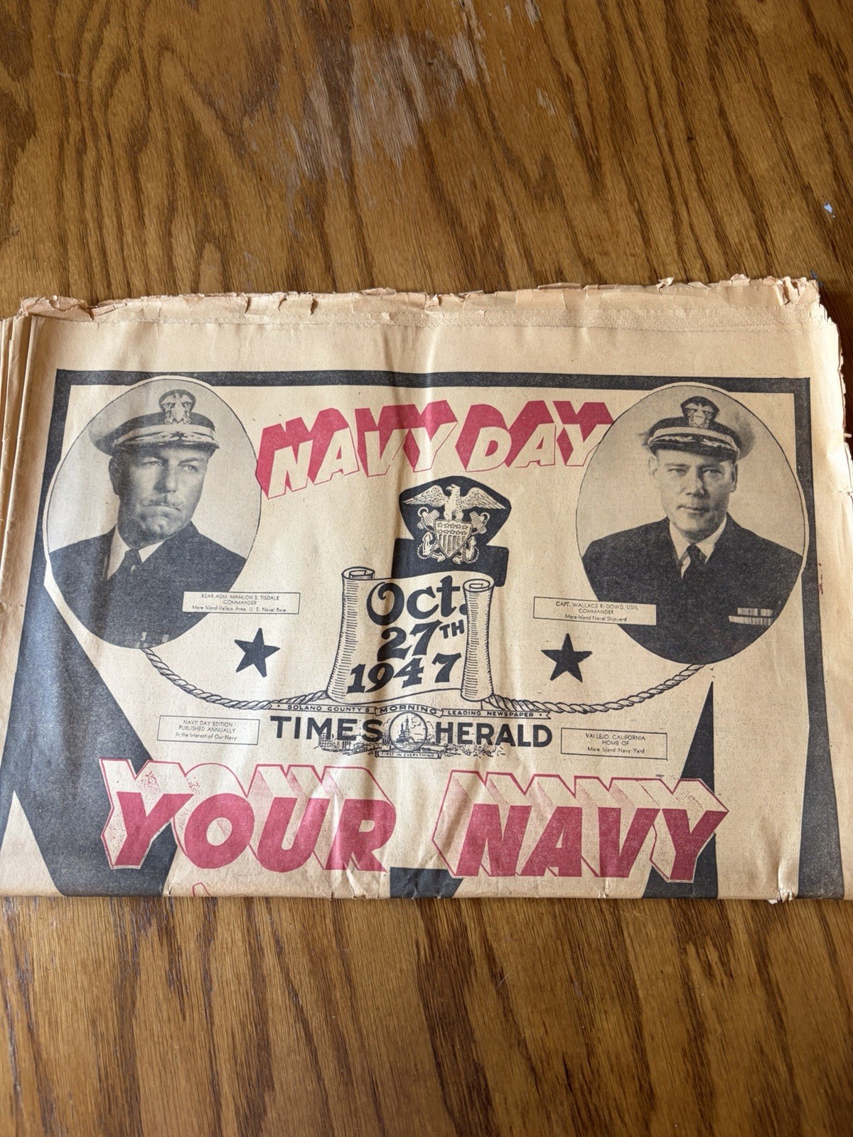 Newspaper  Times herald 1947  Complete