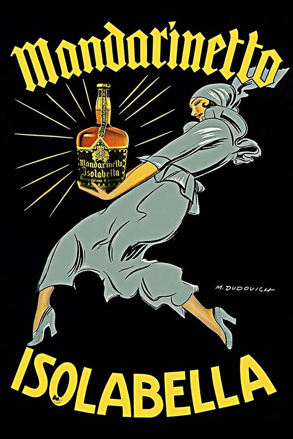 Vintage Mandarinet Isolabella Print Advertising Poster Poster Poster