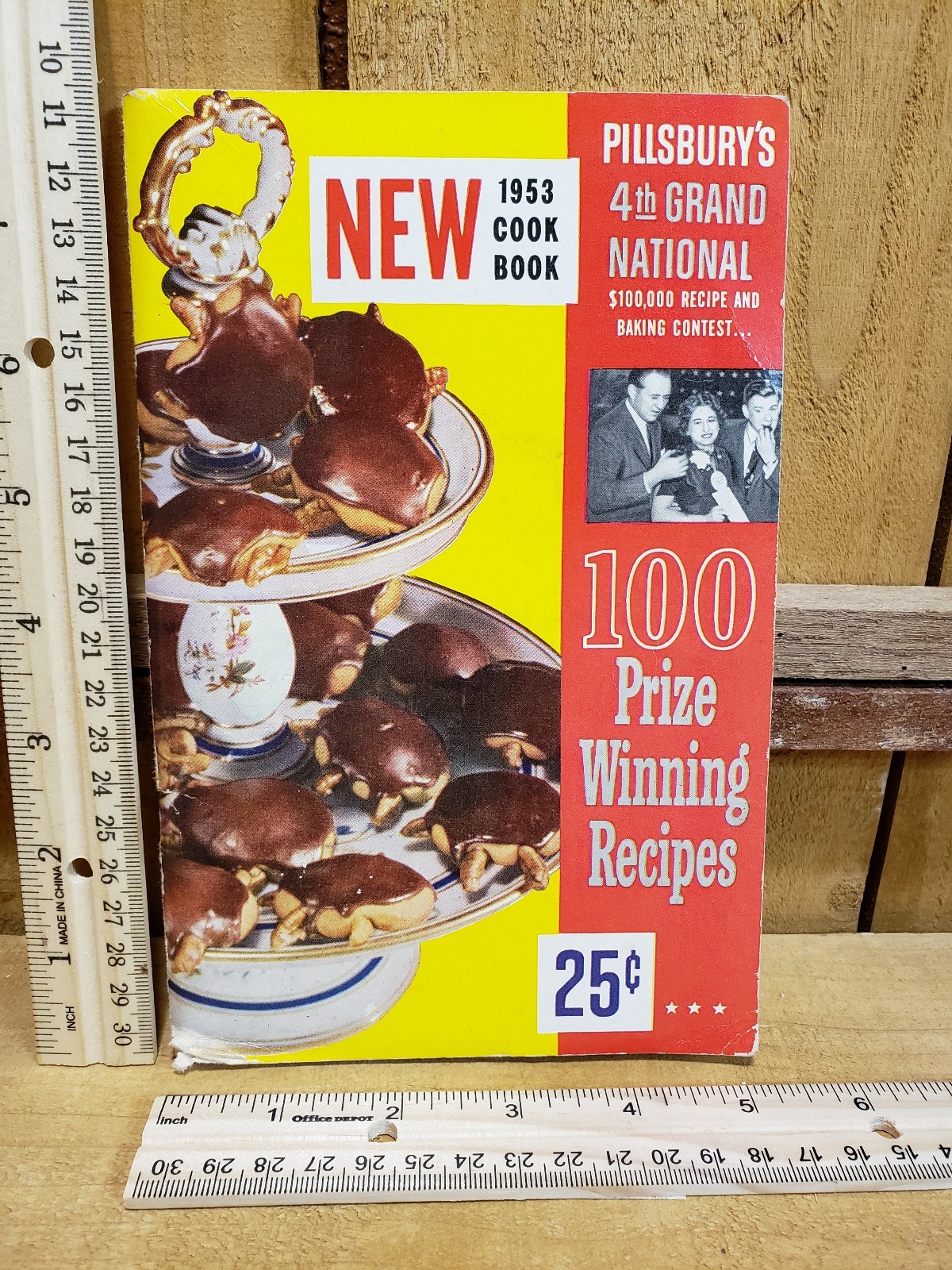 Vintage 1953 Pillsbury's 4th Grand National 100 Prize Winning Recipes CookBook