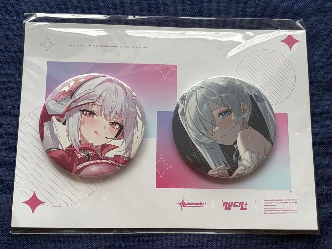 14+ NIKKE Goddess of Victory Ruca Comiket 108 Alice Cinderella Can Badge Set