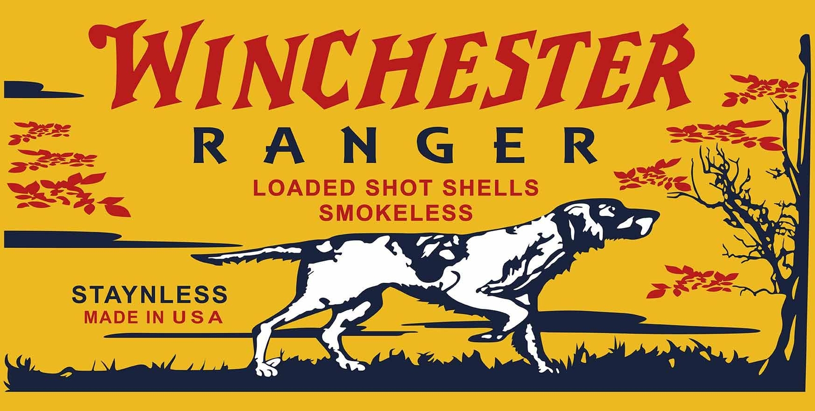 WINCHESTER RANGER SHOT SHELLS DOG 24 WINCHESTER RANGER SHOT SHELLS DOG 24