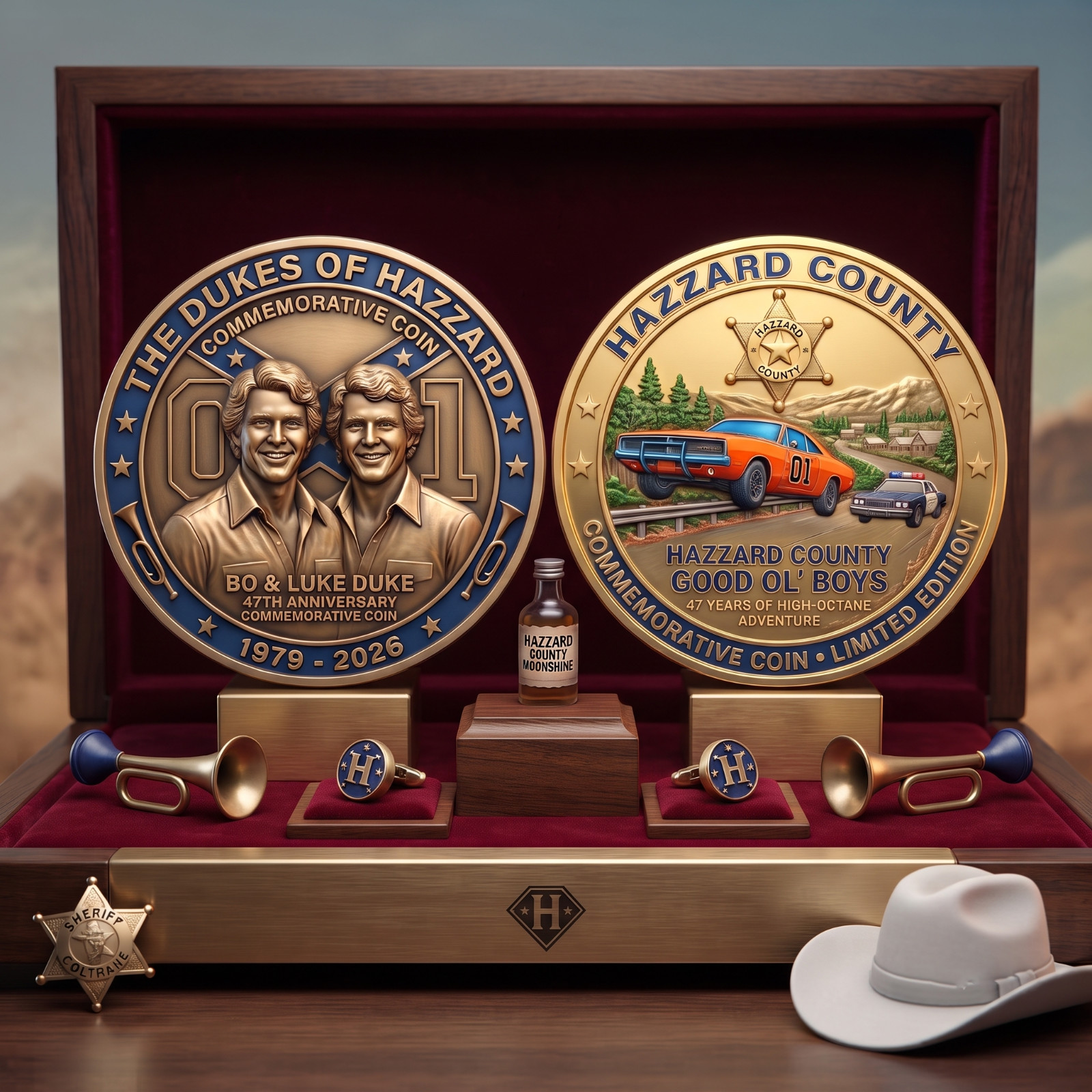 Dukes of Hazzard 47th Anniversary Commemorative Coin, V02