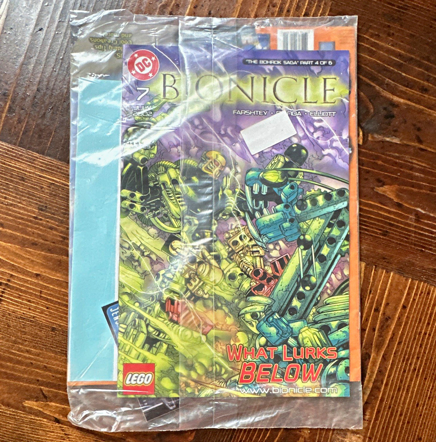 LEGO BIONICLE #7 What Lurks Below DC Comics 2002 Greg Farshtey