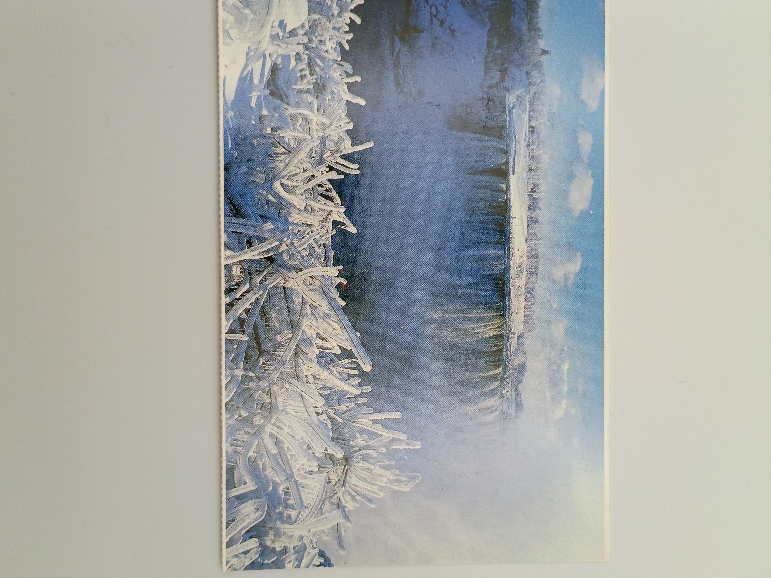 Vintage Niagara Falls Canada Winter Freeze Action Chrome Postcard Vintage Niagara Falls Canada Winter Freeze Action Chrome Postcard