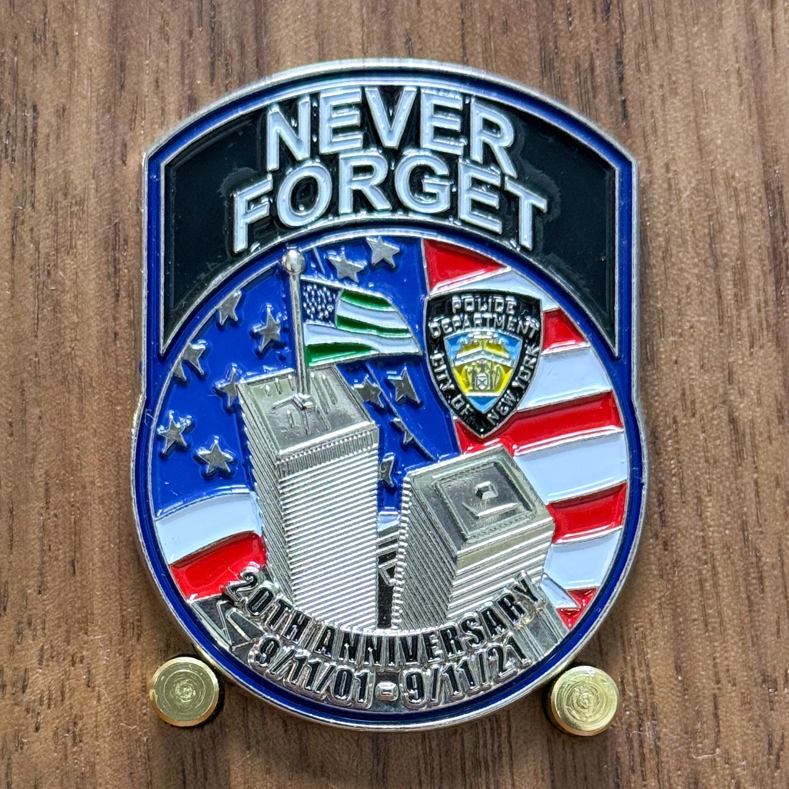 NYPD ESU K9 Team 9/11 Never Forget 20th Anniversary Challenge Coin  W#1